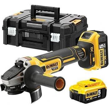 DeWalt dcg405p2 de QW batería de ángulo poligonal. 125 mm, 18 V/5,0 AH, 1000 W