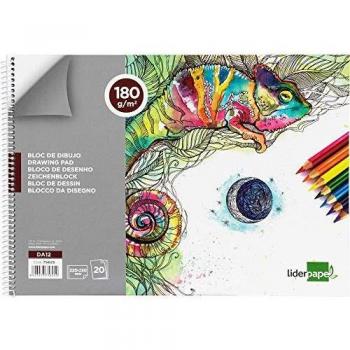 Bloc dibujo artístico Espiral 230x325mm 20h 180g/m2