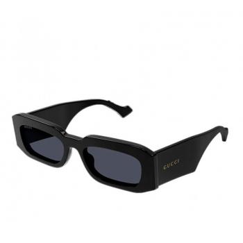 Gucci Rectangular Acetate Sunglasses GG1426S Black Unisex Size: 54 MM
