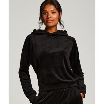 Top de terciopelo negro de Hunkemöller