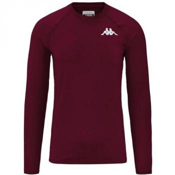 Camiseta Interior de Manga Larga Kappa Vurbat Roja para Hombre
