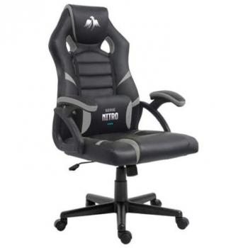 Silla Gaming Serie Nitro Negro/Gris Cromad