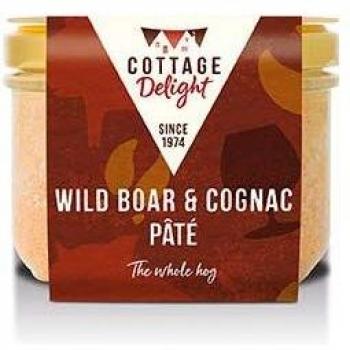 Cottage Delight - Wild Boar & Cognac Pâté - 190g, Brown