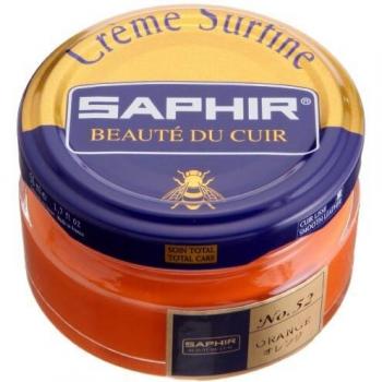 Saphir Creme Surfine Shoe Polish orange Size: 16