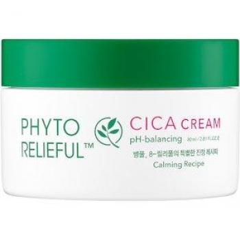Thank You Farmer Phyto Relieful Cica Cream 80ml - Soothing Facial Moisturizer for Sensitive Skin