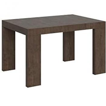 Mesa extensible Roxell de Nogal 90x130/390 cm para 4 a 18 personas