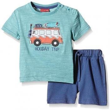 SALT AND PEPPER B Set Rumble uni Stick-Conjunto Bebé-Niñas    Mehrfarbig