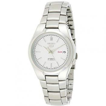 Seiko 5 Automatic Men's Watch 21 Jewels Silver Dial SNK601