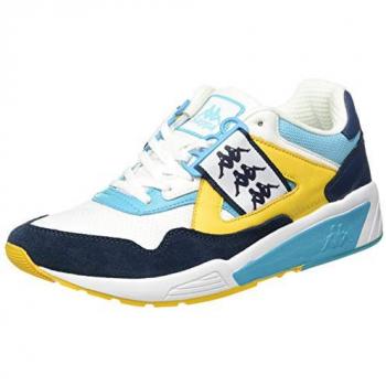 Zapatillas Deportivas Kappa Authentic 3037IS0 para Hombre y Mujer, Color Blanco/Azul, Talla 36 EU
