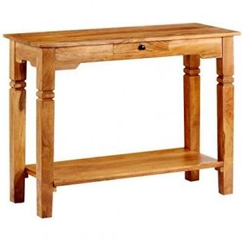 vidaXL Mesa Consola 80x30x40 cm Madera Maciza Reciclada Salón Comedor Hogar