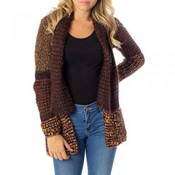 Desigual Cardigan Mujer x-Large Marrón