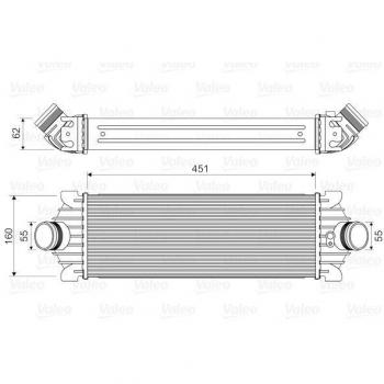 Intercooler Valeo 818644 para Ford Tourneo Transit