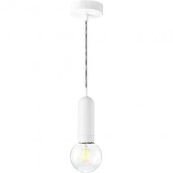 Lámpara Colgante Turn Me en Blanco de Metal E27 60W