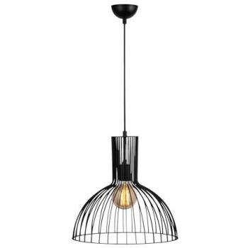 Lámpara de Techo Ajustable Wellhome - Estructura de Metal, Pantalla de 38 cm, Color Negro