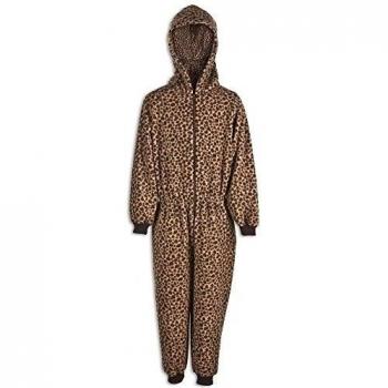 Camille Juegos Infantiles De Animal Print Onesie Pyjama 15-16 Years Caramel Leopard