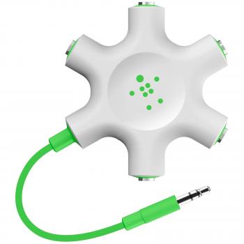Belkin RockStar - Adaptador para auriculares, verde