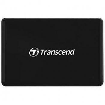 Transcend All-in-1 Multi Lector de Tarjetas de Memoria USB 3.1 Gen1, Negro