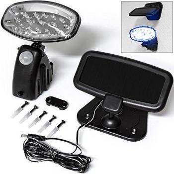 Juego de 3 Lámparas de Pared Solares LED con Sensor de Movimiento