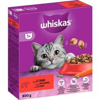 Whiskas 1+ Años con Vacuno - Pack Doble 2 x 800 g