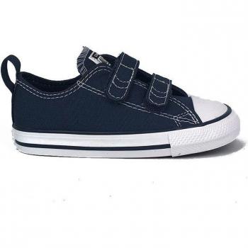 Converse Chuck Taylor All Star Hook And Loop 2V OX - Zapatillas Lona Azul Velcro