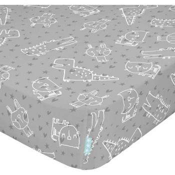 Bajera Cuna Multicolor 70x140 cm, 100% Algodón, Calidad de 150 TC, Fabricado en España