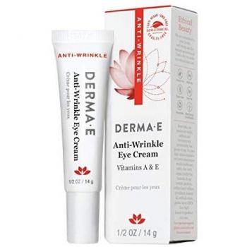 DERMA E Anti-Wrinkle Vitamin A Eye Cream, 0.5 Ounce