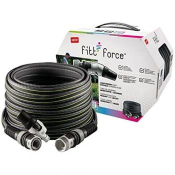 Manguera Suinga Fitt Force 15mm 25 Metros Gris para Jardín