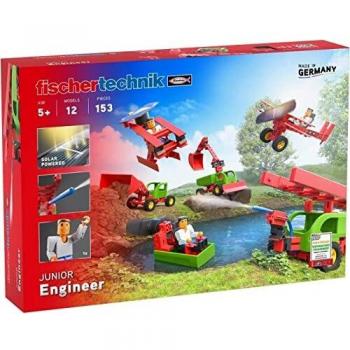 Fischertechnik JUNIOR Engineer 564066 - Juego de construcción para niños, incluye 12 modelos, recomendado a partir de 5 años