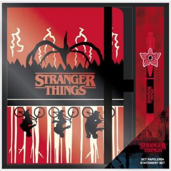 Set de Papelería Stranger Things con Bolígrafo