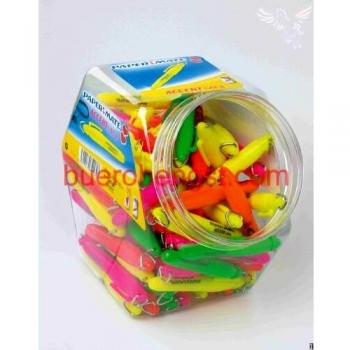 ROTULADOR PAPER MATE ACCENT MINI FLUORESCENTE RETRACTIL -EXPOSITOR DE 70 UNIDADES