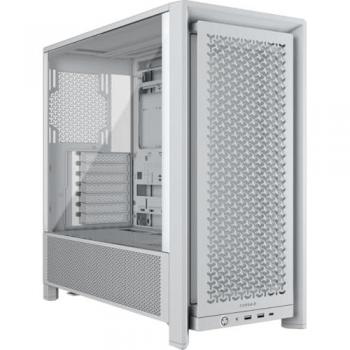 Corsair Frame 4000D Caja Modular Mid-Tower ATX Blanco - Alto Flujo de Aire, Sistema de Montaje InfiniRail™