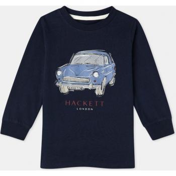 Hackett - Camiseta Vintage Car marino de manga larga para niños