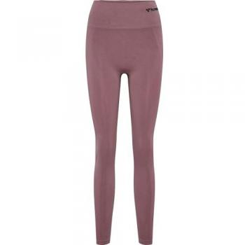 Mallas Hummel Tif Seamless de Cintura Alta para Mujer, Elásticas y de Secado Rápido
