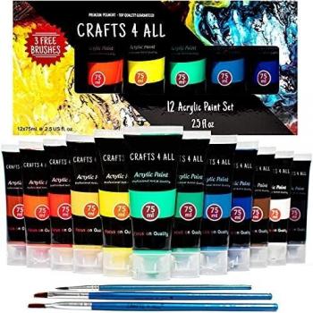 Studio Acrylfarbe colores Set profesional de pintura Kit de pantalla, la madera, arcilla, sustancia que Nail Art, cerámicas & artesanía. Los estudiantes & profesionales Crafts 4 ALL
