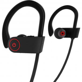 Auriculares Inalámbricos Bluetooth In Ear Deportivos, CompraFun Audífonos con Micrófono Manos Libre, Reducción de Ruido CVC 6.0, Impermeabilidad IPX 7, Bluetooth 4.1, 8 Horas de Uso, iOS Android