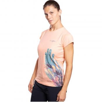 CAMISETA TRANGOWORLD AGUA WM SALMÓN