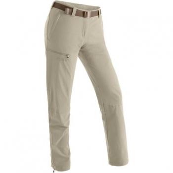 Maier Sports Inara Slim Fit Outdoor Pants - Breathable, 4 Pockets, Women's Hiking Trousers in Brown