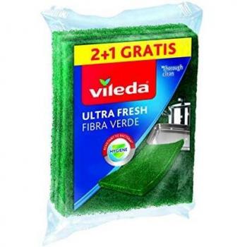 Vileda 165717 Fibra Verde Ultra Fresh, Pequeño, 3