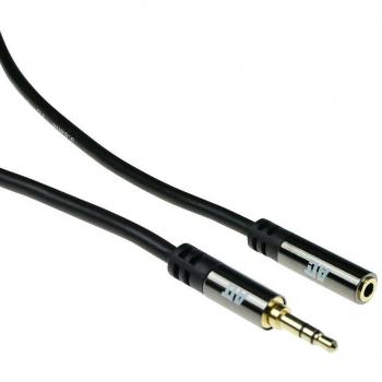 Cable de extensión de Audio HQ Jack estéreo macho - hembra 2m