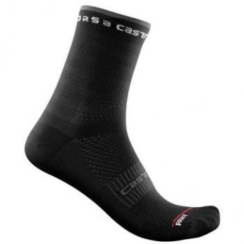 Castelli Rosso Corsa Women's 11 Black Cycling Socks