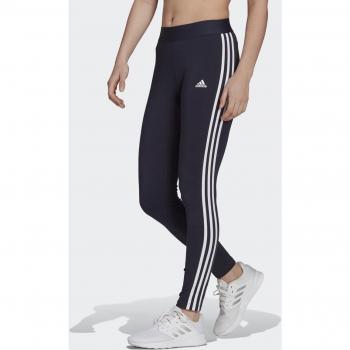 adidas Women's 3 Stripes Tights in Dark Blue, Size S