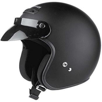 Held Rune-Casco Jet, Color Negro M Negro Mate