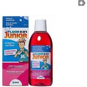 Fluor Kin Junior enjuague bucal fresa 500ml