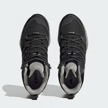 Adidas Zapatillas Terrex Swift R2 Mid Goretex Mujer, Bota trekking, Color Negro/Lila, Talla 39 1/3 EU, Material impermeable GORE-TEX