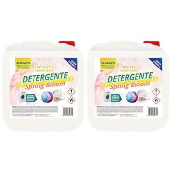 Detergente Concentrado para Lavadoras Kimia Spring Bloom 5L - 90 Lavados, con Microcápsulas Perfumantes y Quitamanchas, Ideal para Ropa Blanca y de Color
