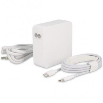 Cargador USB-C LMP 96W / 87W para Macbook Air / Pro - Blanco