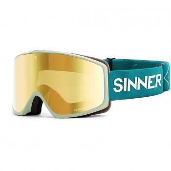 Sinner Sin Valley S Women's Green Sunglasses and Ski Goggles Set