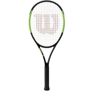 Wilson Blade TNS RKT Raqueta de Tenis, Unisex Niños, Negro / Verde