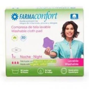 Farmaconfort Compresa de Tela Reutilizable Nocturna 1 unidad