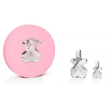 Tous Estuche Love Me Silver - 90 ML Parfum Perfumes Mujer, incluye un vaporizador de 90 ml y otro de 30 ml
